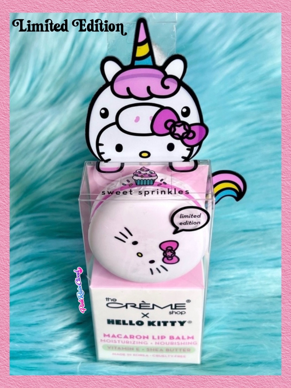 Crème Shop X Sanrio Sweet Sprinkles Hello Kitty Limited Edition Macaron Lip Balm